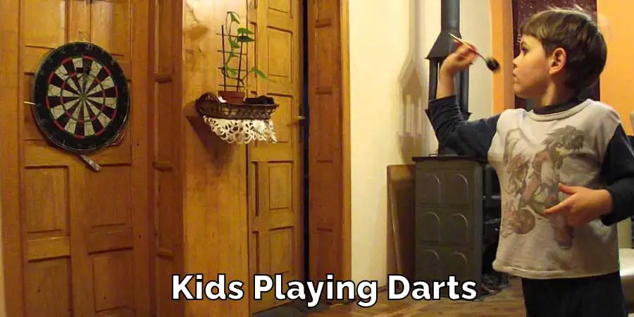 Kids Playing Darts