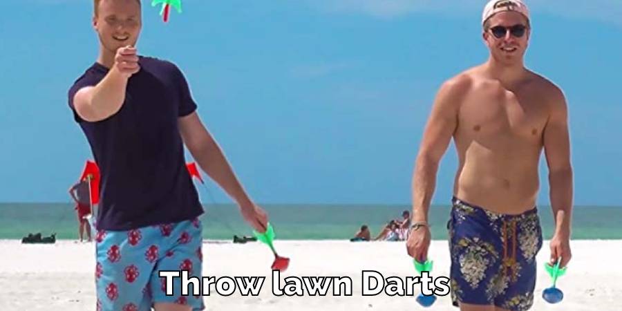 Throw lawn Darts